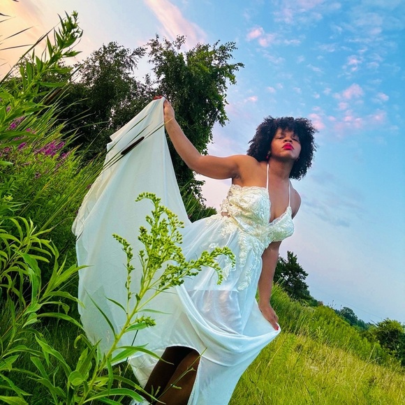 Dresses & Skirts - Vintage up cycled wedding gown